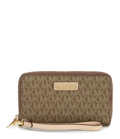 michael kors signature flat wallet|michael kors wallet female.